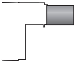 Langt brennerrør (530mm) for oljebrenner (RL 190)
