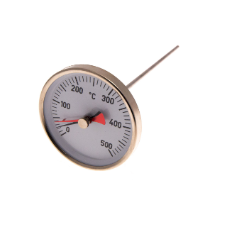 Røykgasstermometer 0-500°C (80x300mm) Røkgasstermometer RT300