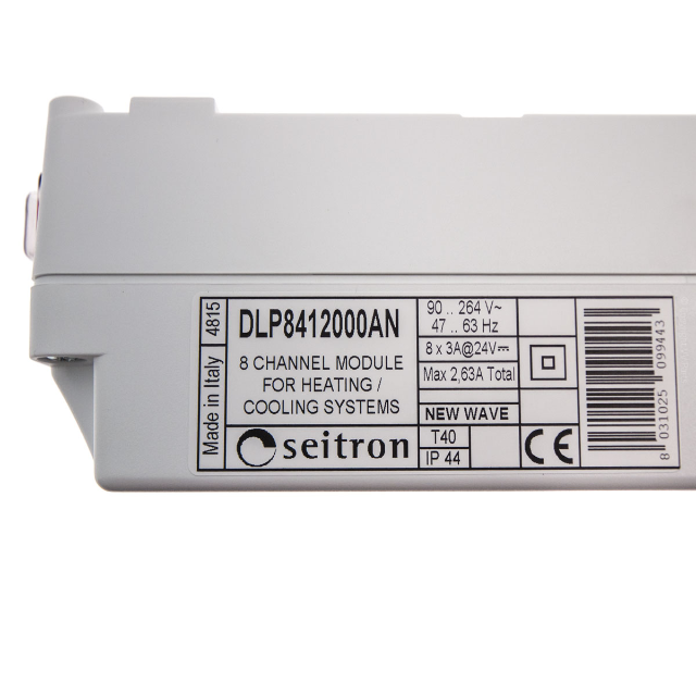 Seitron DLP 8412 trådløs sentral For gulvvarmestyring 24V 