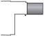 Langt brennerrør (385 mm) for gassbrenner (RS 100)