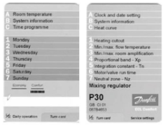 P30 kort til Danfoss ECL 200