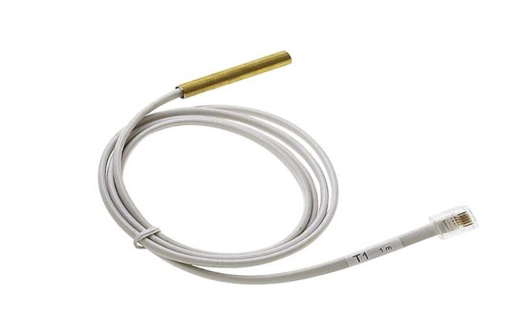 AM40 IN1/IN2 3m, KTY83, RJ11 føler Supply water sensor - RJ11 kontakt 